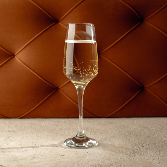 Homiu Florence Champagne Flutes Set | 6 x 230 ML Glasses