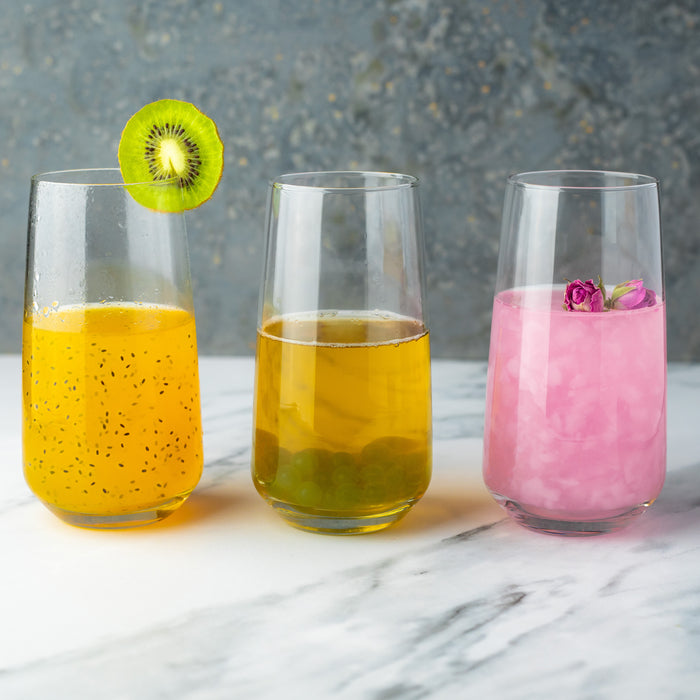 Homiu Florence Highball Glass Set | 6 x 480 ML Tumblers