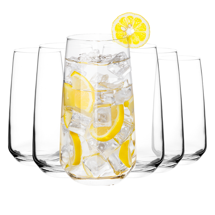Homiu Florence Highball Glass Set | 6 x 480 ML Tumblers