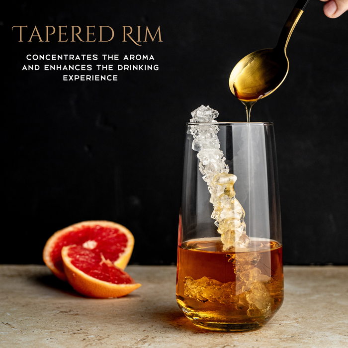 Homiu Florence Highball Glass Set | 6 x 480 ML Tumblers