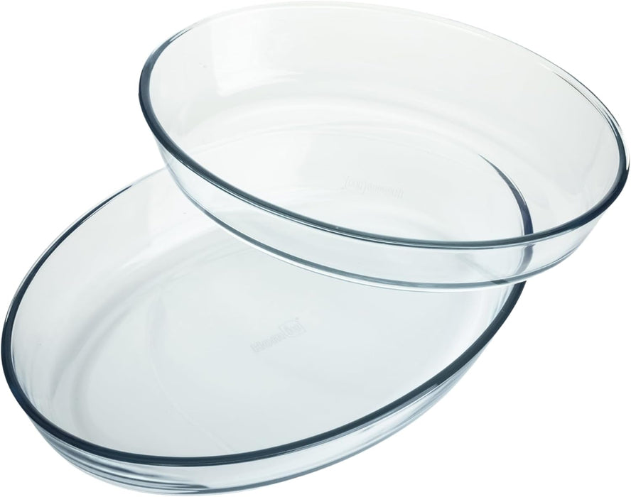 Homiu 2-Piece Glass Casserole Dishes – Oven, Microwave & Freezer Safe