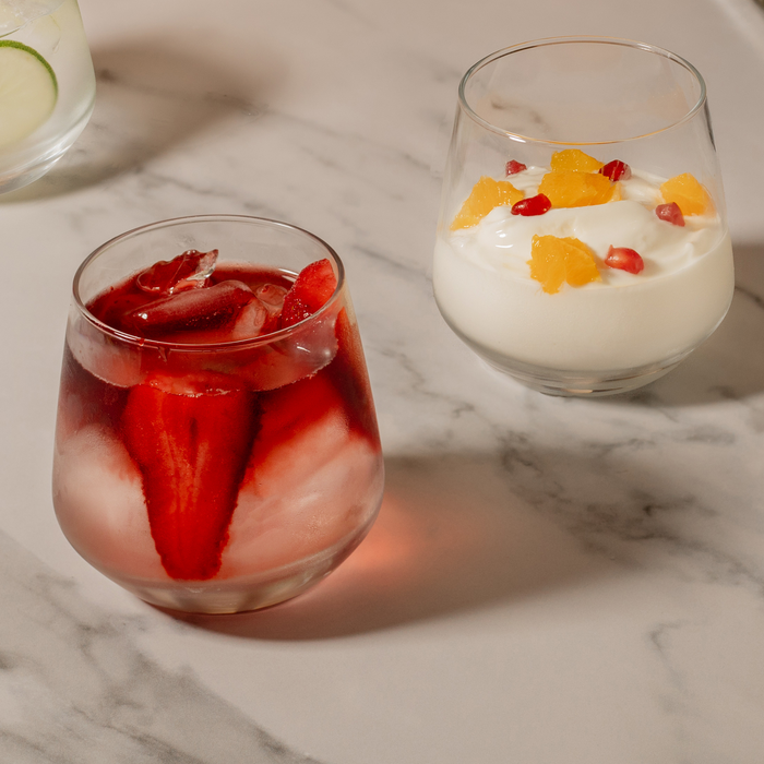 Homiu Florence Whiskey Glass Set | 6 Tumblers, 345 ML | Dishwasher Safe