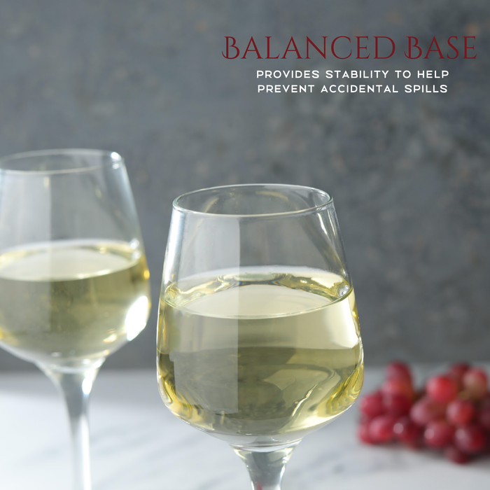 Homiu White Wine Glasses Set of 6 – 330ml | Florence Collection