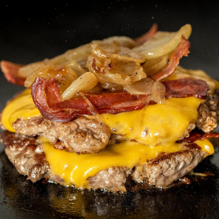 Homiu Cast Iron Griddle Pan – Reversible Grill & Flat Plate