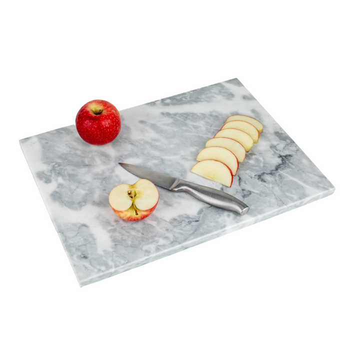 Homiu White Marble Chopping Board – 40x30cm Heat-Resistant