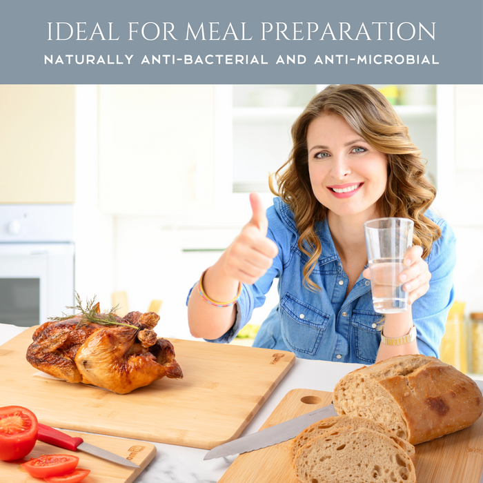 Homiu Bamboo Chopping Board Set – 3 Organic Cutting Boards