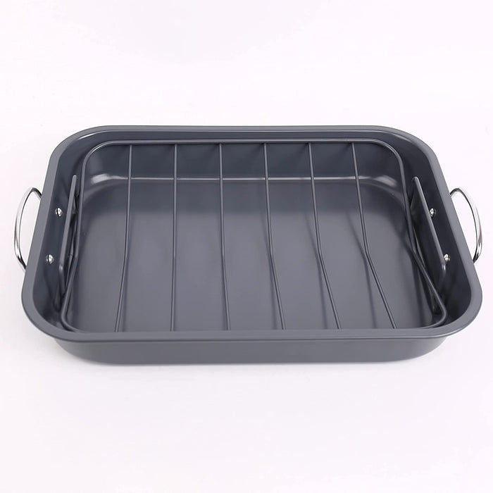 Homiu 5 Piece Non Stick Pan Set Roasting Frying Fry Stock Tray Cooking Cookware