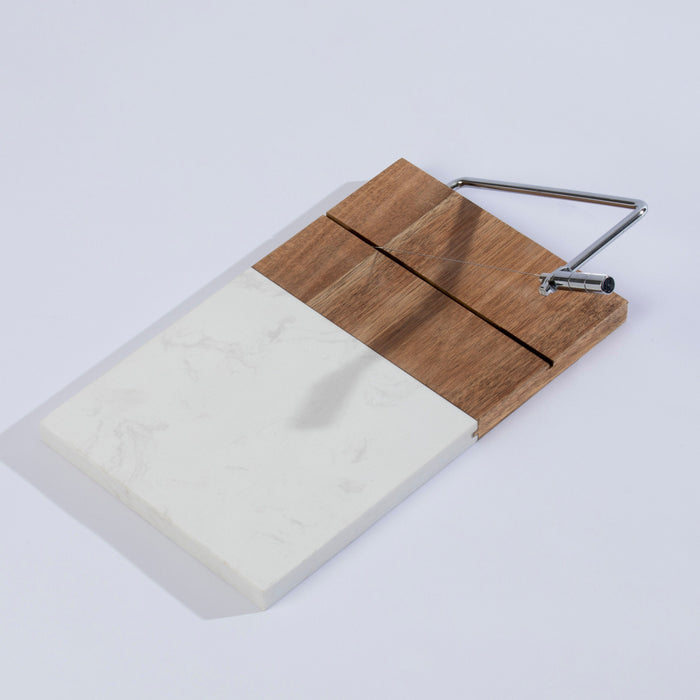 Homiu Cheese Board with Wire Cutter