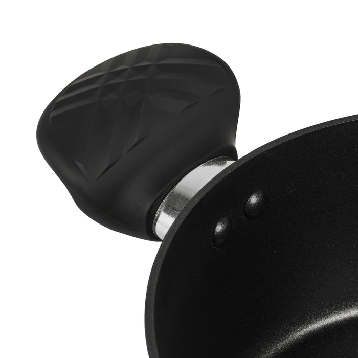 Homiu Pan Set, 7 Piece, Induction, Titanium Base, Aluminium with Tempered Glass Lids