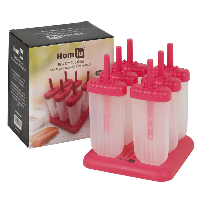 Homiu Pink Ice Pop Moulds
