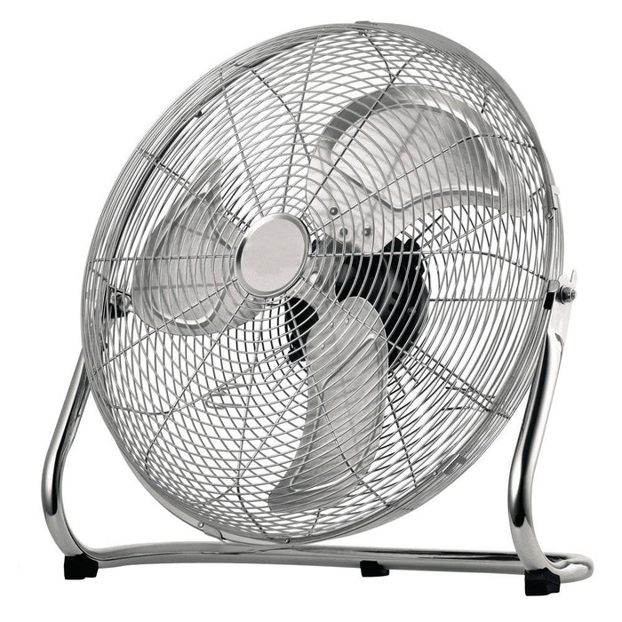 Homiu 18-Inch High Velocity Floor Fan | 3-Speed Adjustable Tilt