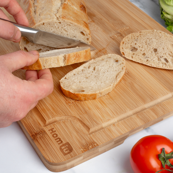 Homiu Heavy Duty Bamboo Chopping Board - 45 x 30cm
