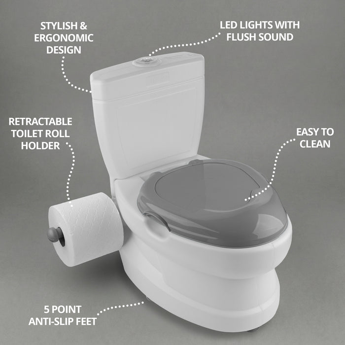 Homiu Potty Training Toilet Seat – Toddler Chair with Flush Sound