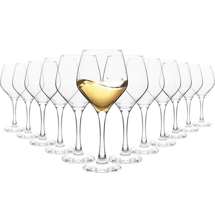 Homiu Napoli Collection White Wine Glasses Set of 6 – 330ml