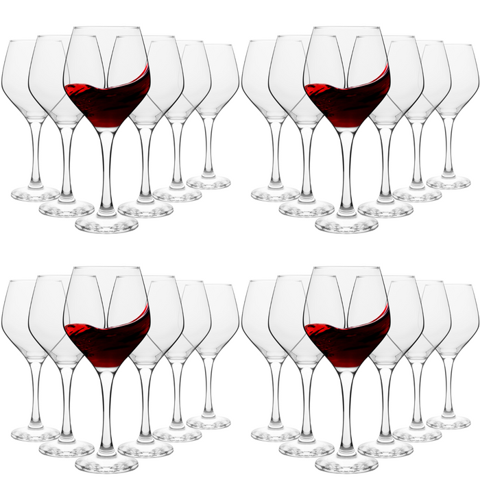 Homiu Napoli Collection Red Wine Glasses Set of 6 - 440ml