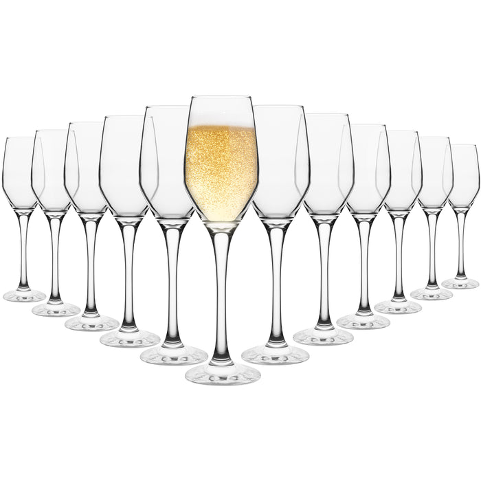 Homiu Napoli Collection Champagne Flutes Set of 6 - 230ml