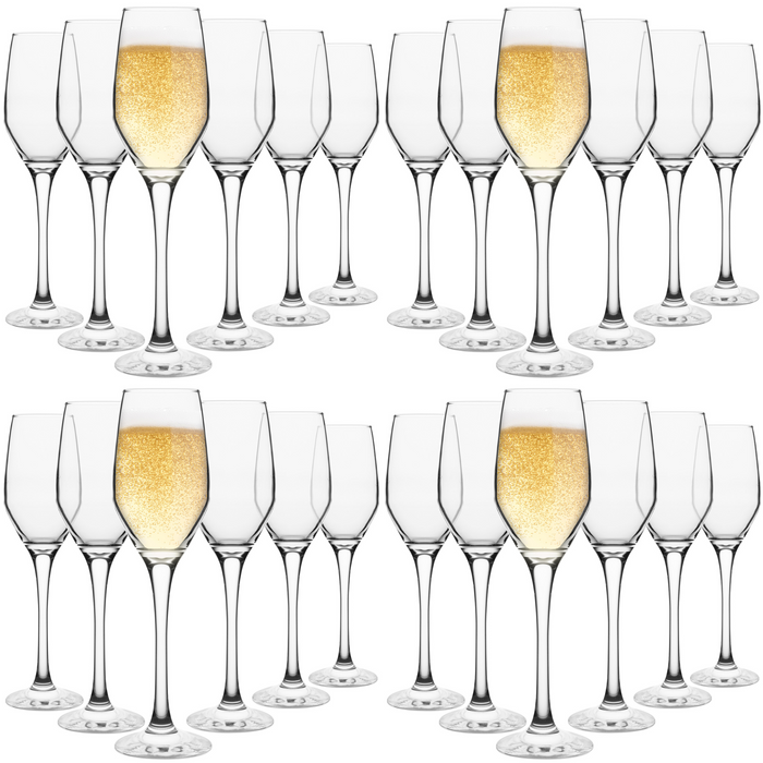 Homiu Napoli Collection Champagne Flutes Set of 6 - 230ml
