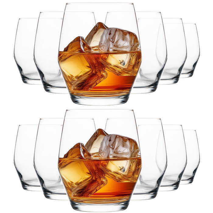 Homiu Napoli Collection Tumbler Glasses Set of 6 - 370ml
