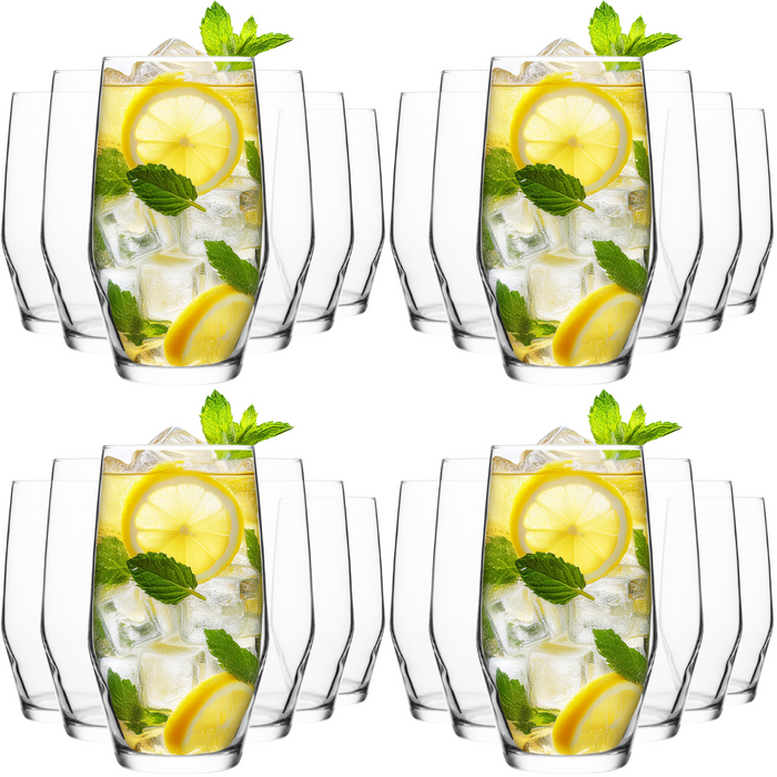 Homiu Napoli Collection Highball Tumbler Glasses Set of 6 - 495ml
