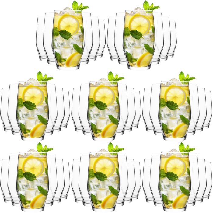 Homiu Napoli Collection Highball Tumbler Glasses Set of 6 - 495ml
