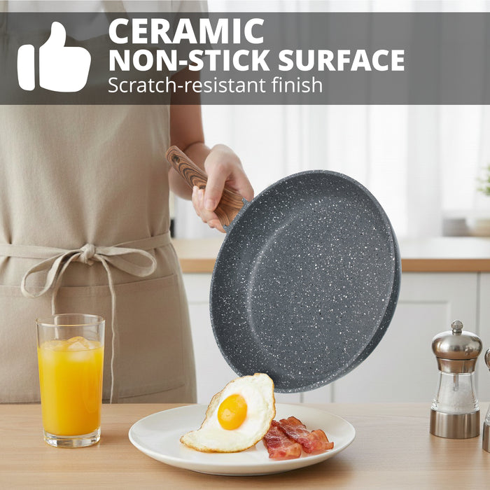 Homiu 28cm Frying Pan - Dark Grey