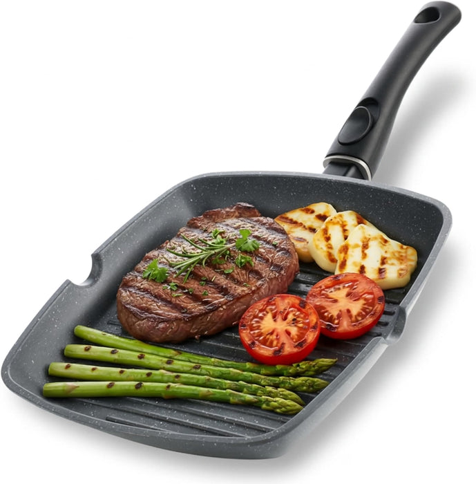 29cm Non Stick Griddle Pan - Detachable Handle