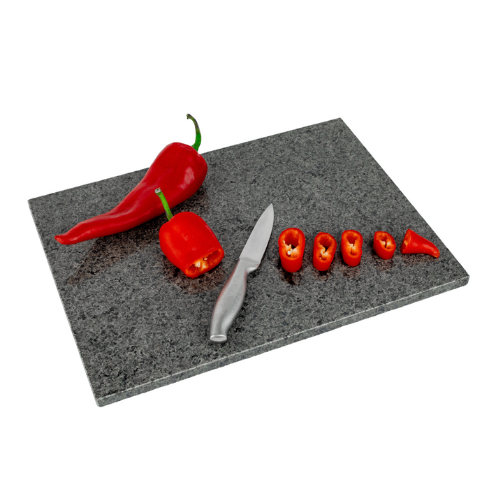 Homiu Natural Granite Chopping Board, Worktop Protectors Heat Resistant 40x30x1.5CM