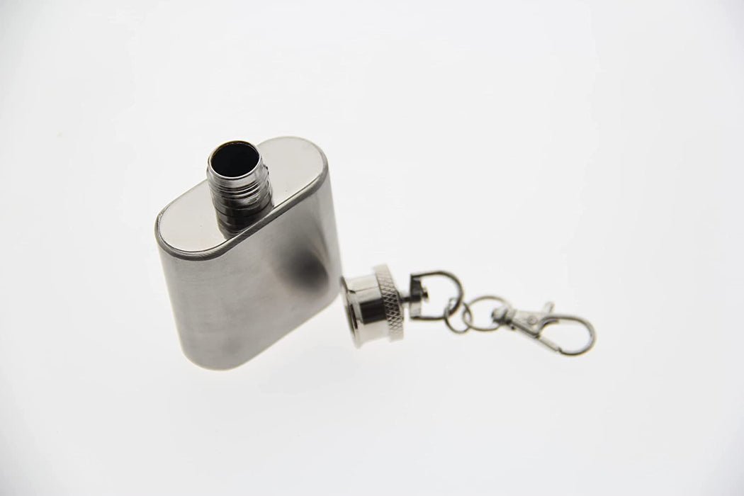 Homiu Stainless Steel Hip Flask Keyring