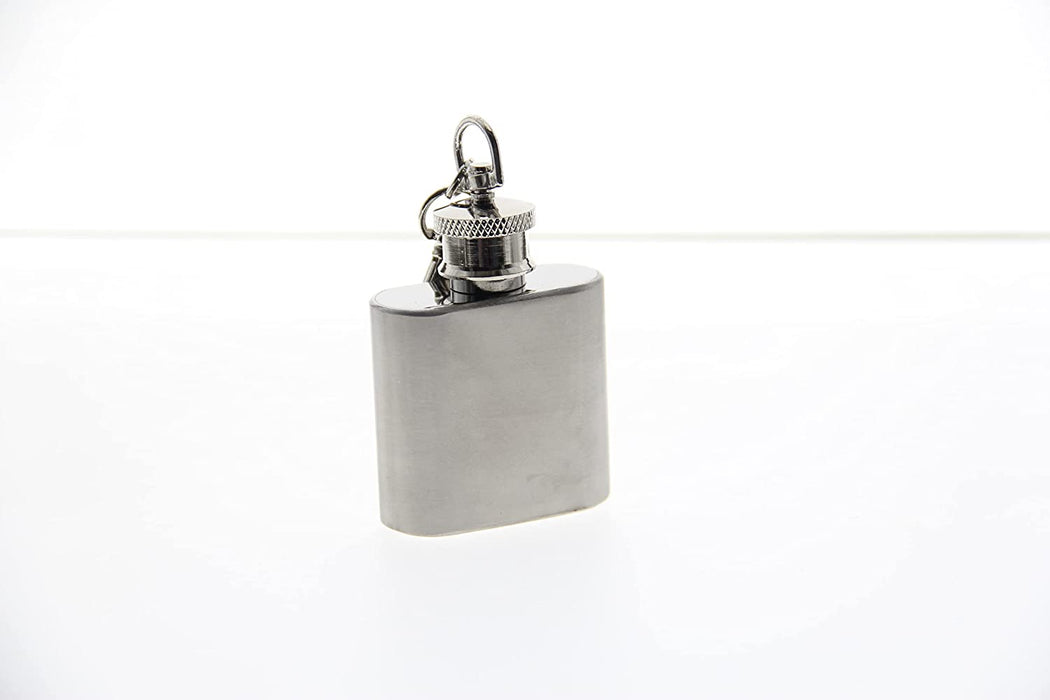 Homiu Stainless Steel Hip Flask Keyring