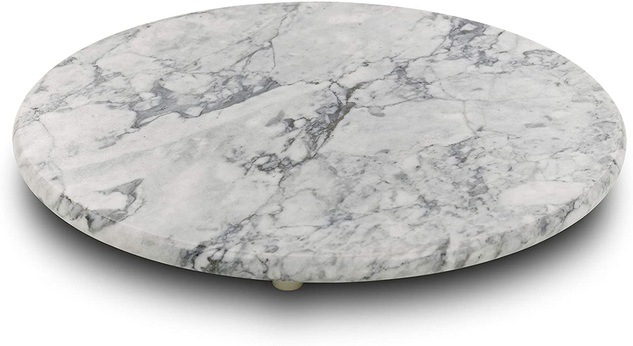 Homiu Marble Round Chopping Board, Cookware Cutting & Serving Board, Worktop Saver