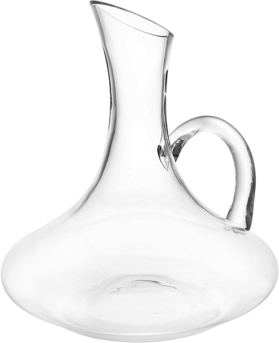 Homiu Wine Decanter Handle, Glassware Drinkware, Crystal Glass, 1.8L Drinks Home
