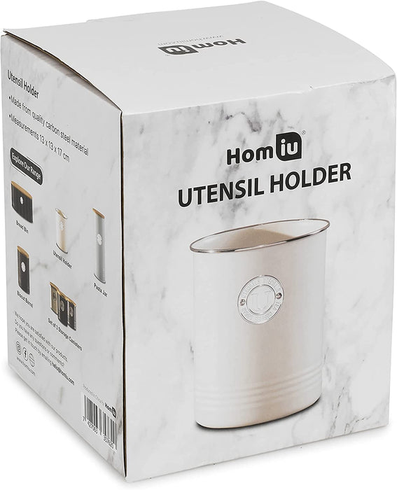 Homiu Metal Cream Jar Caddy Organiser, Kitchen, Utensil Storage, Pot Holder, Premium