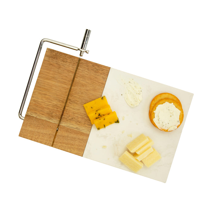 Homiu Cheese Board with Wire Cutter