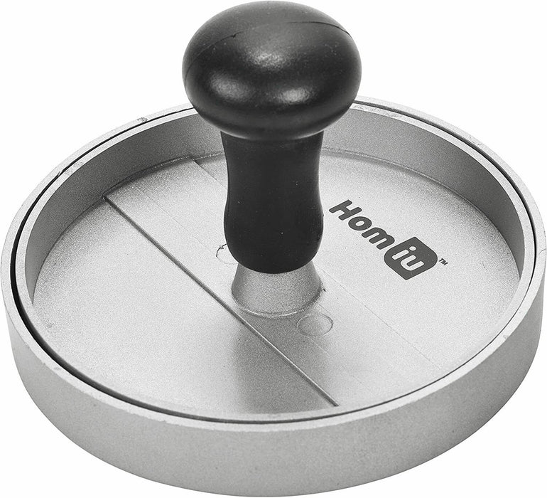 Homiu Burger Non Stick Hamburger Press, Aluminum Burger Patty Maker, BBQ Kitchen